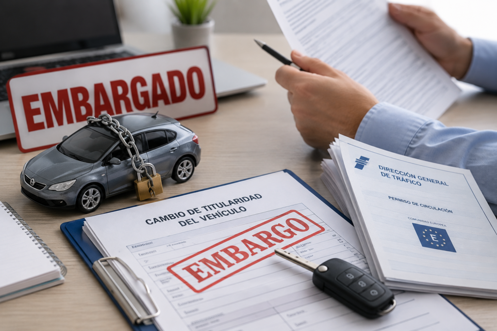 coche embargado se puede transferir