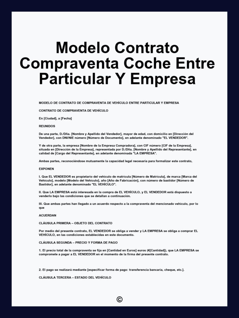 Contrato Compraventa Coche 768x1024