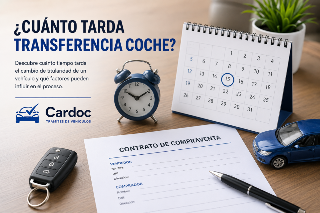 cuanto tarda transferencia coche